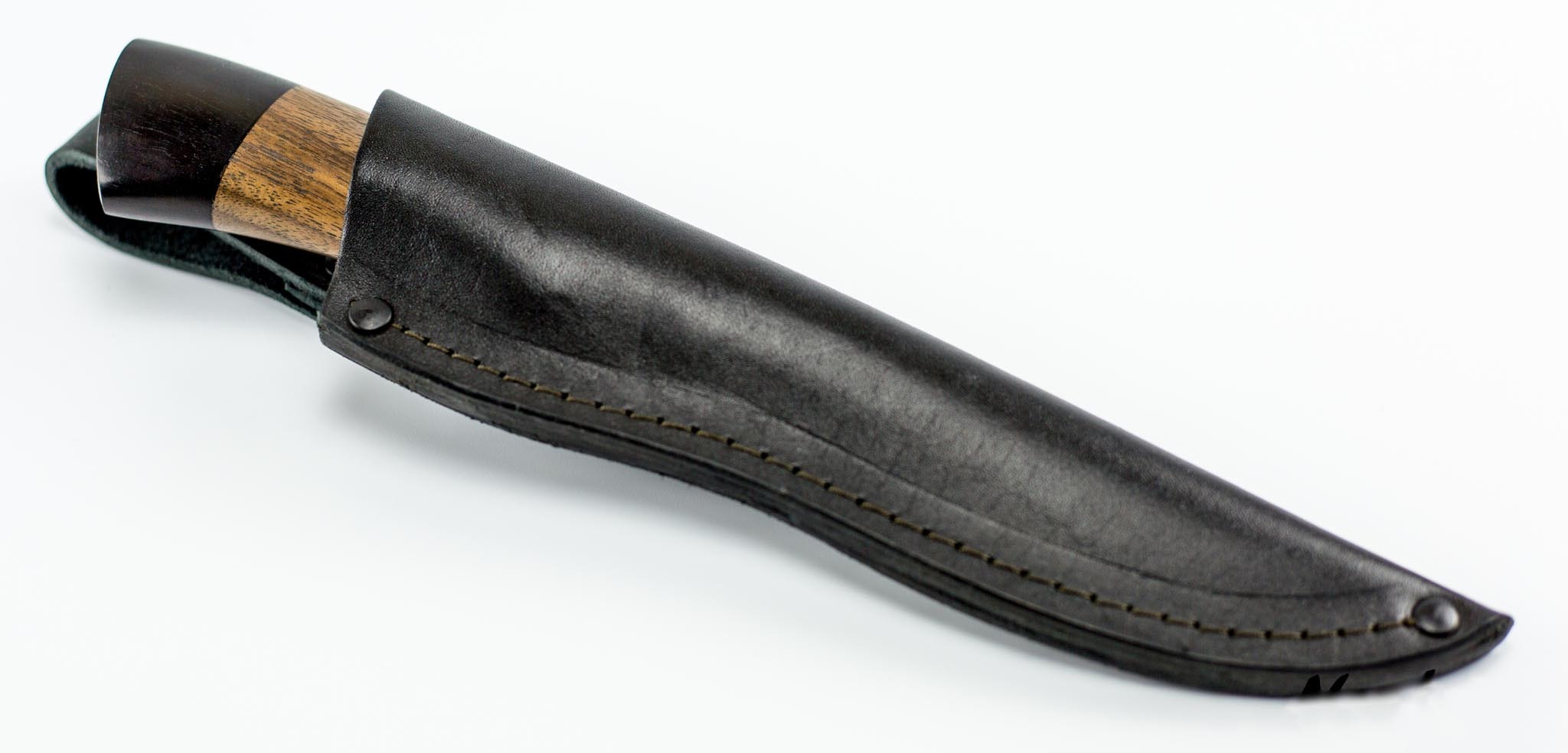 Нож туристический МТ-103, черный граб/платан, кованная сталь 95х18 - фото 5