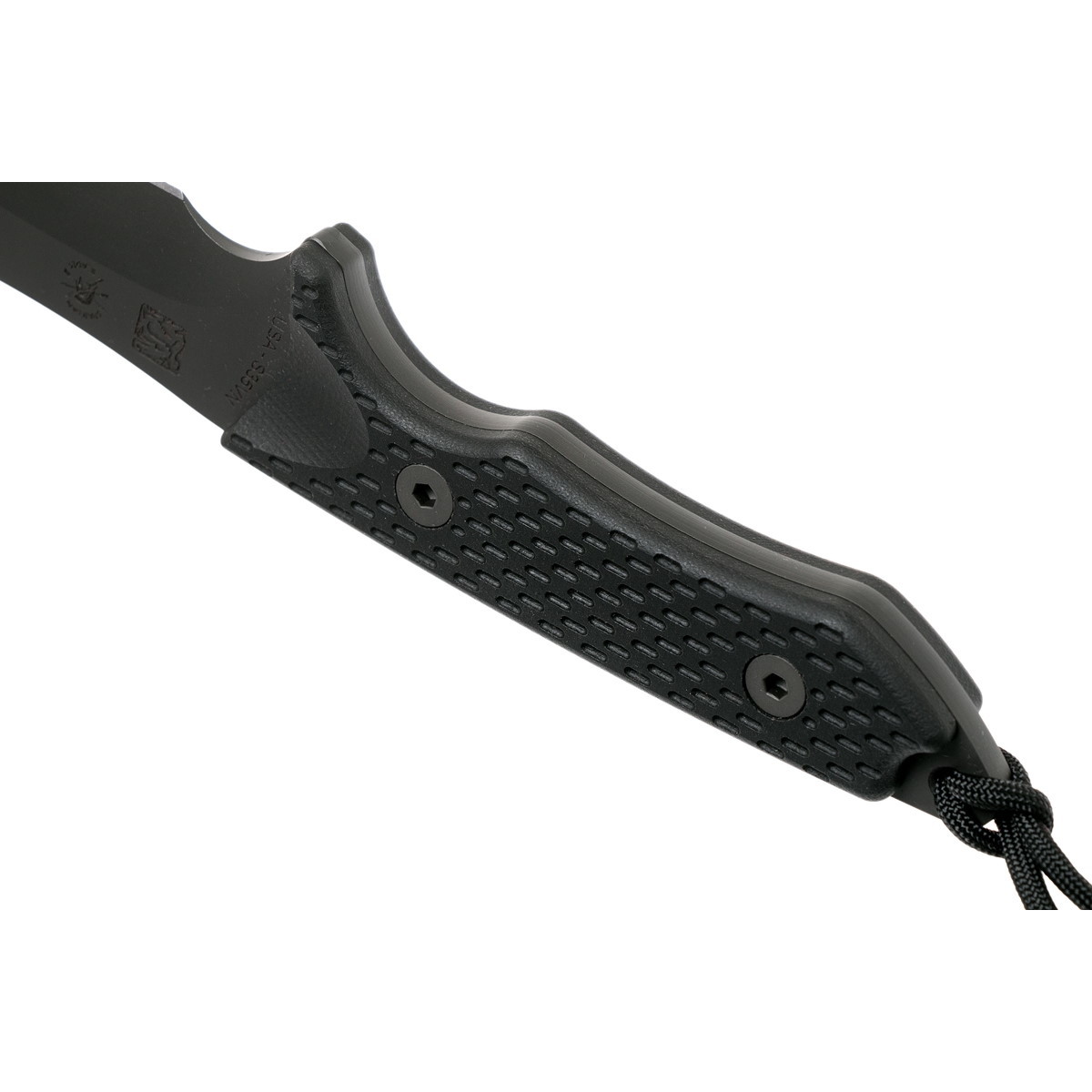 Нож с фиксированным клинком Spartan Blades Ronin Shinto, клинок черный, сталь CPM-S35VN, рукоять черная микарта - фото 5