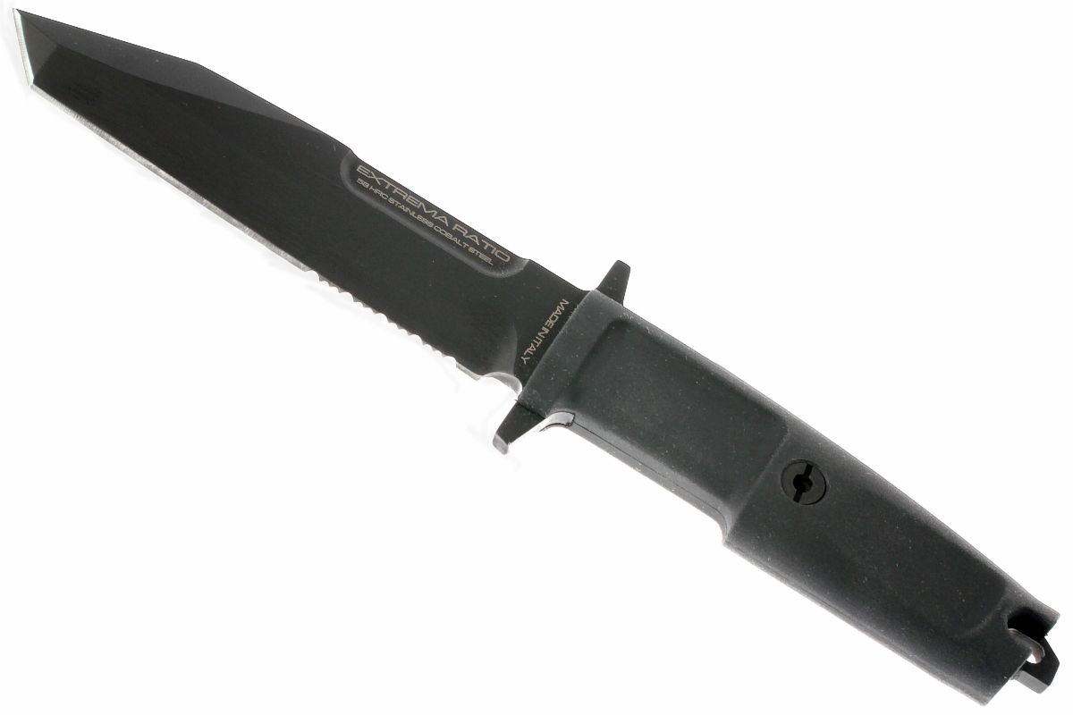 Нож с фиксированным клинком Extrema Ratio Fulcrum Testudo, сталь Bhler N690, рукоять пластик - фото 5