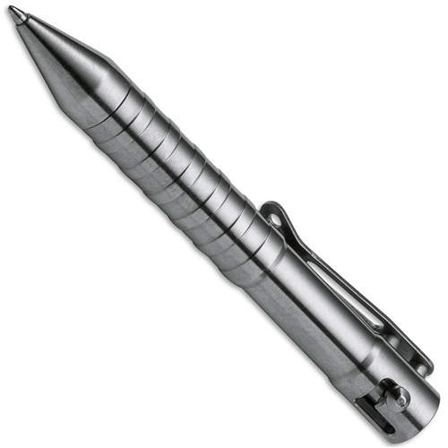 Тактическая ручка K.I.D. Cal .50 Titan, Boker Plus 09BO073, серебристая - фото 2