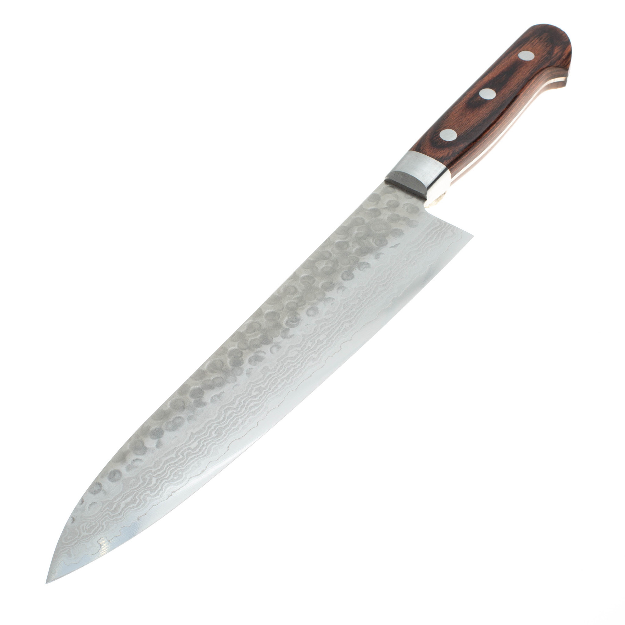 Нож Шефа Sakai Takayuki 07224 210 мм, сталь VG-10, Damascus, 17 слоев, дерево - фото 4