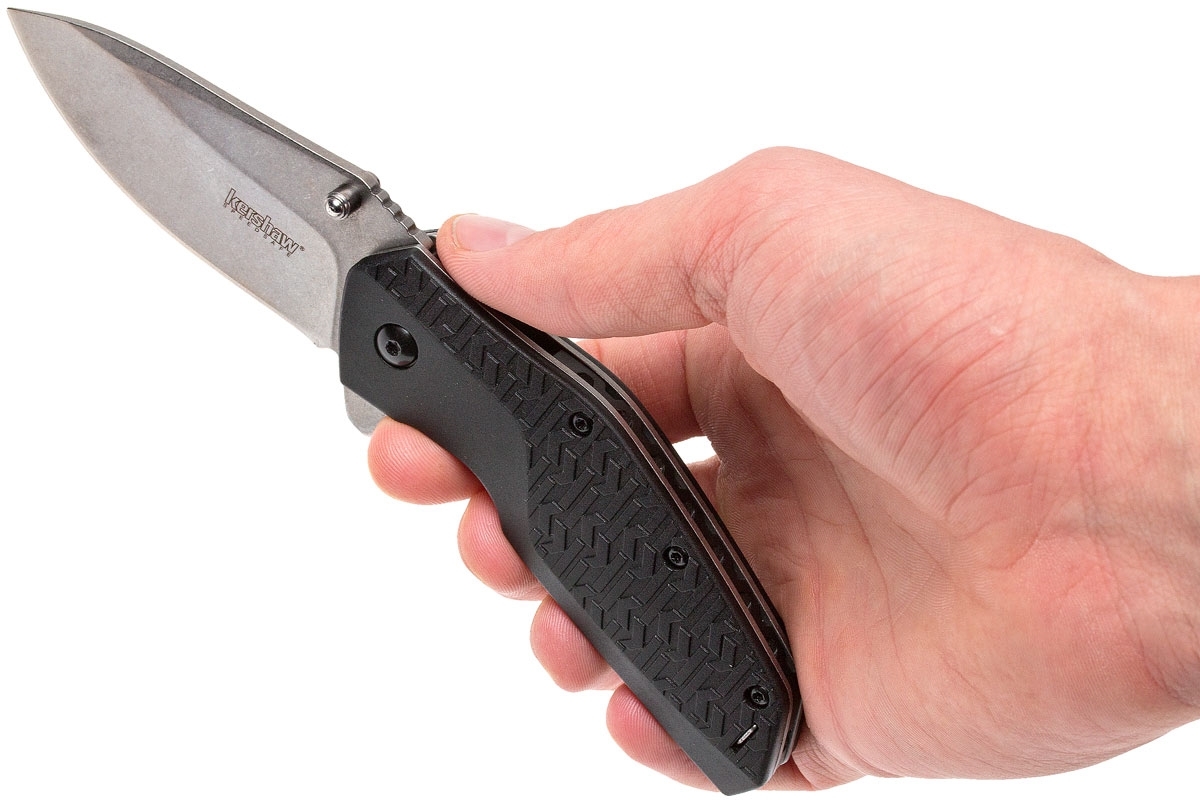 Складной нож Swerve KERSHAW 3850, сталь 8Cr13MOV Stonewashed, рукоять текстурированный термопластик GFN - фото 6