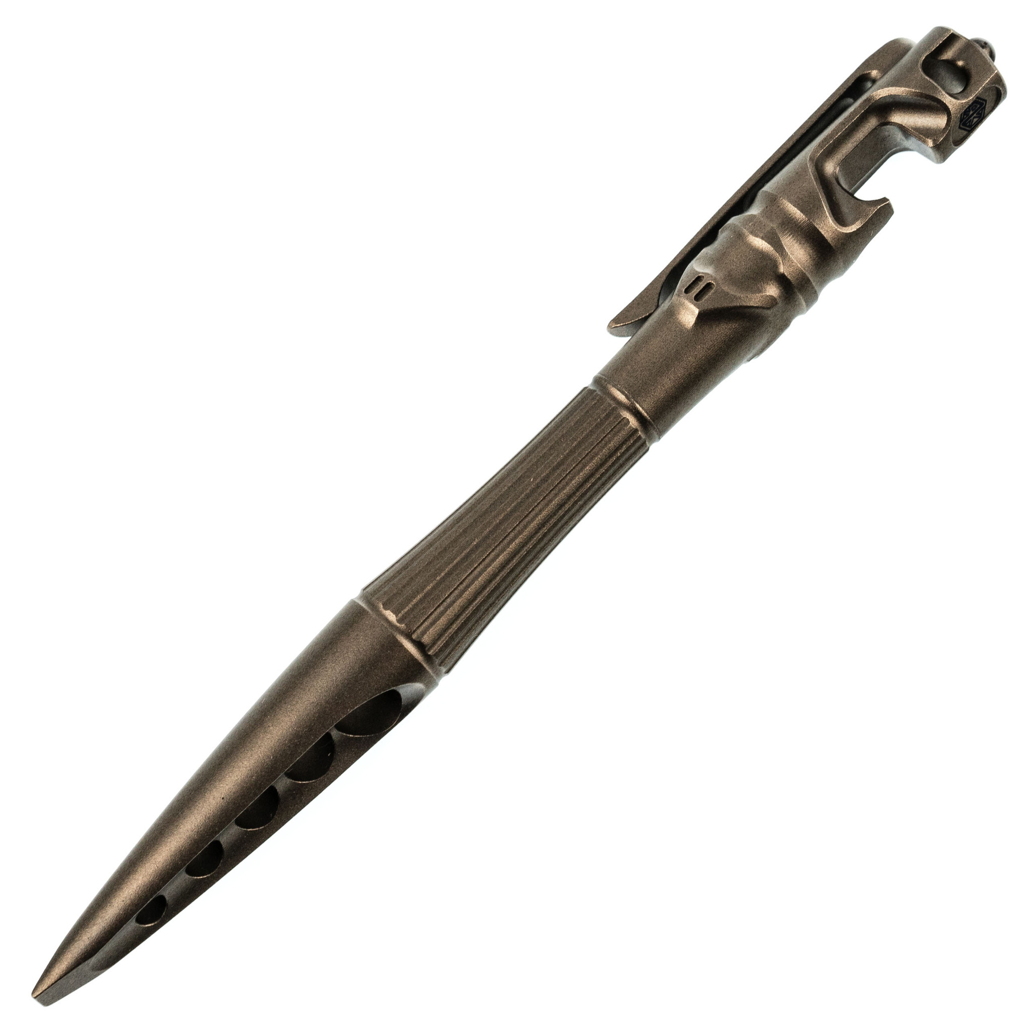 Складной нож Alien с тактической ручкой, сталь Damasteel, Rikeknife - фото 10