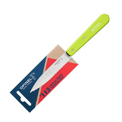 Фото Нож столовый Opinel №113, деревянная рукоять, блистер, нержавеющая сталь, зеленый