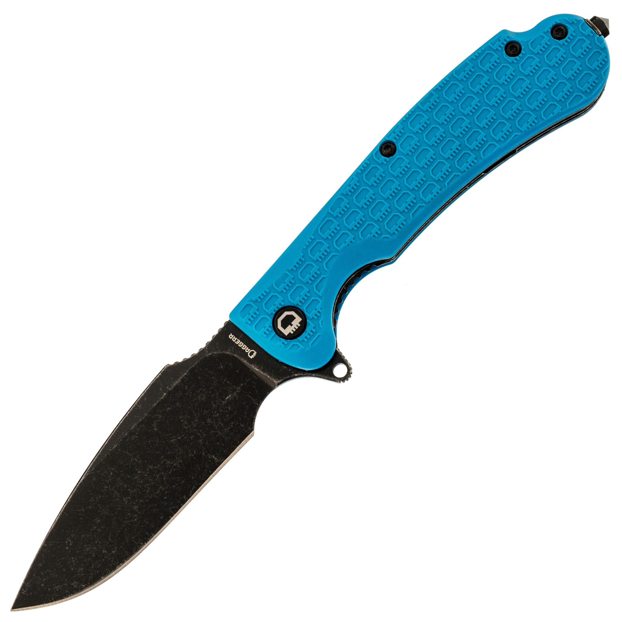 Складной нож Daggerr Fielder Blue BW, сталь 8Cr14MoV, рукоять FRN - фото 1