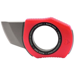 Фото Нож с фиксированным клинком SOG Rapid Edge, нержавеющая сталь, рукоять термопластик GRN, красный