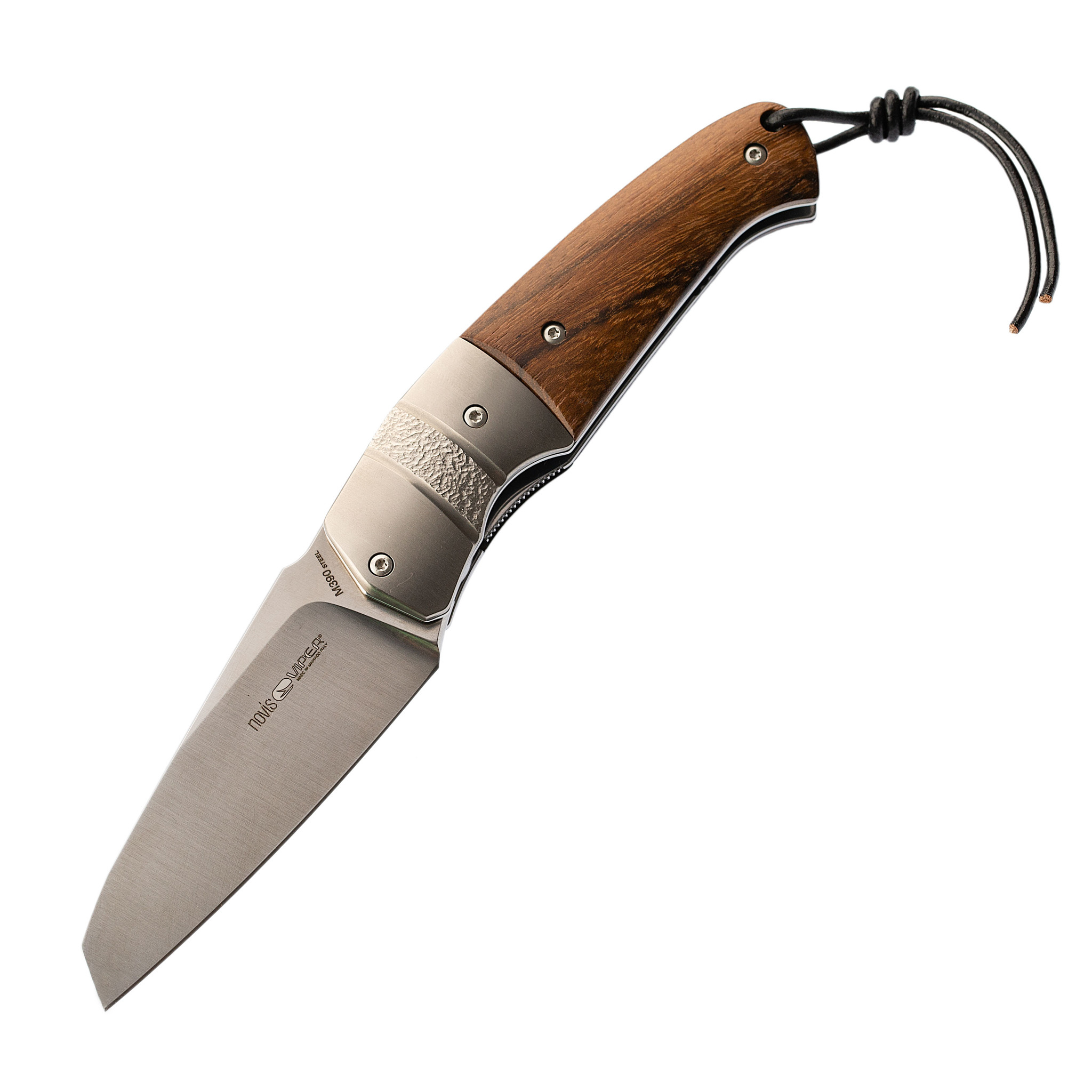 фото Складной нож viper novis, сталь m390 satin, bocote wood