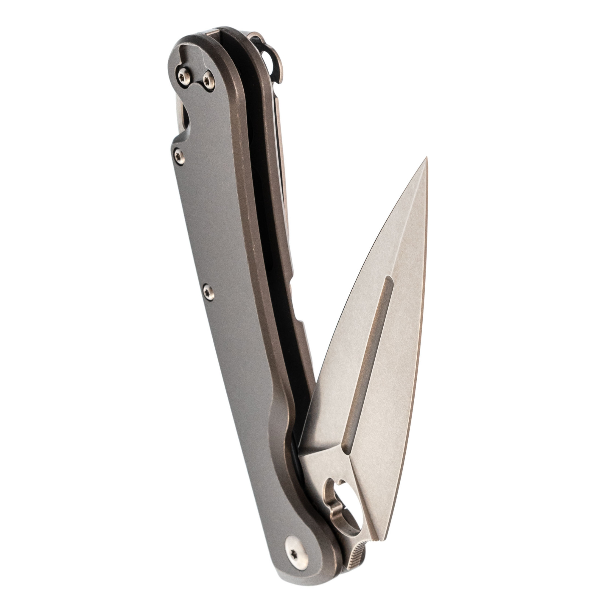Складной нож Dagger Arrow Gray SW, сталь D2, рукоять сталь - фото 6