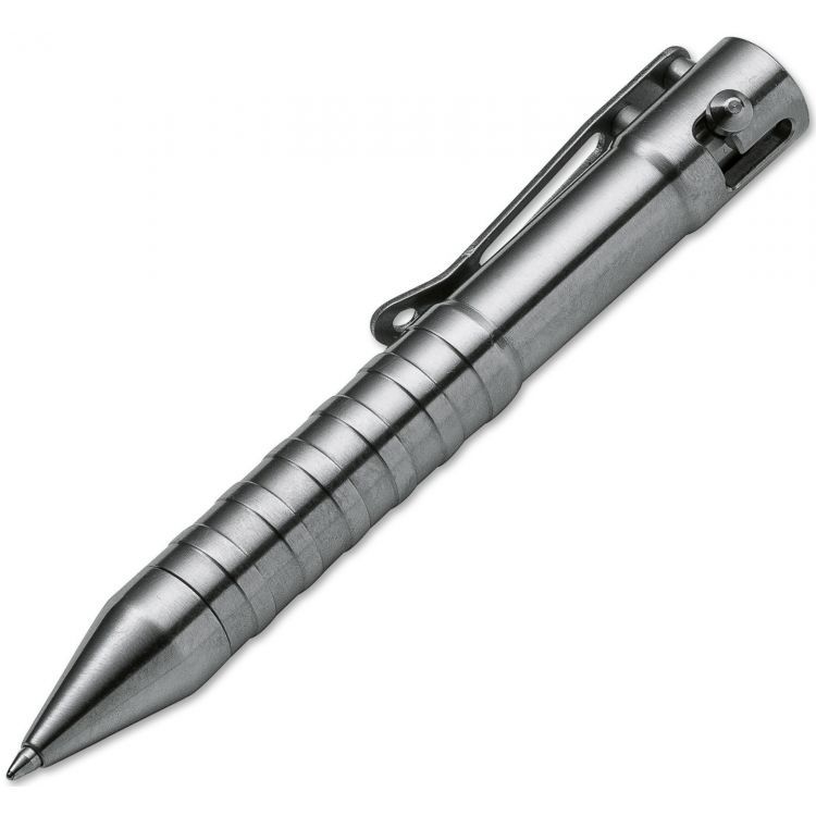 Тактическая ручка K.I.D. Cal .50 Titan, Boker Plus 09BO073, серебристая - фото 1