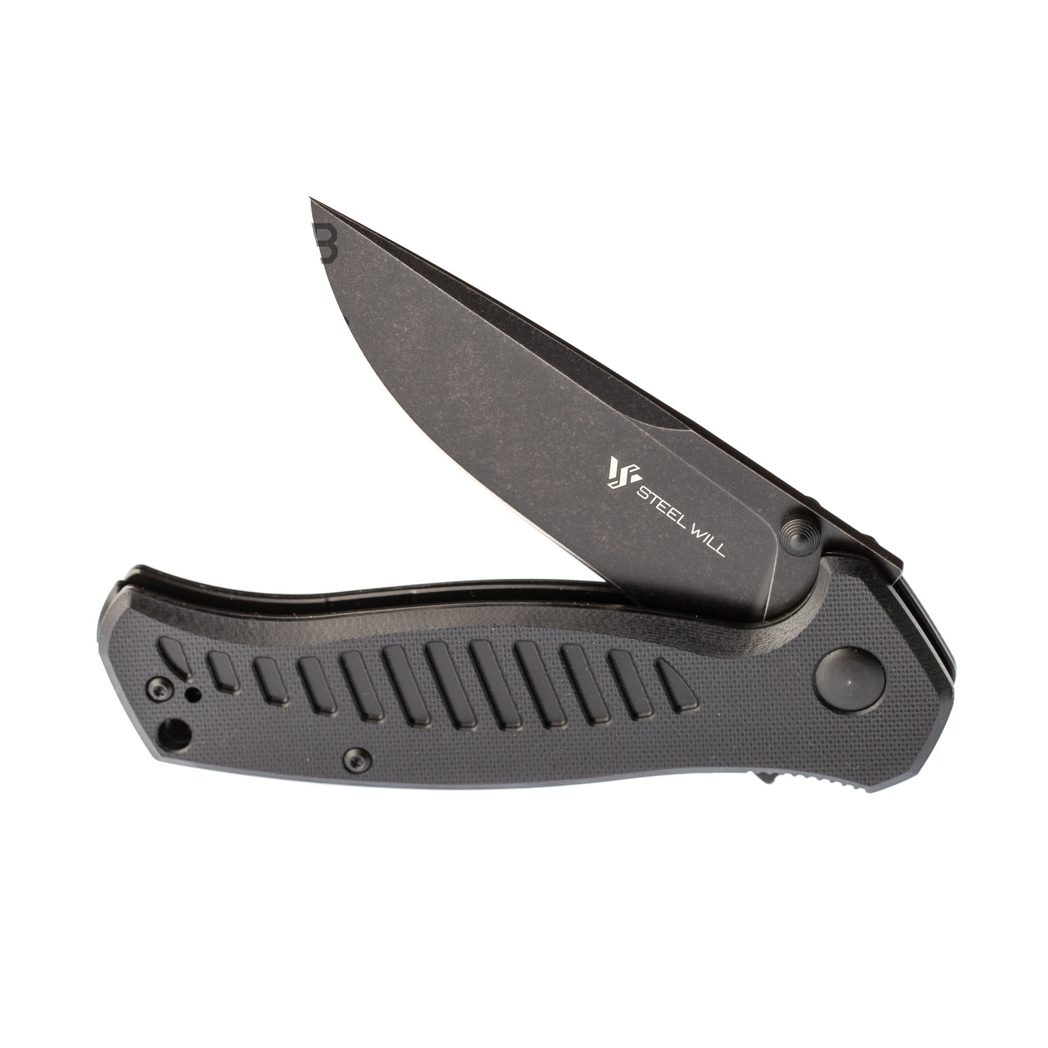 Складной нож Barghest Mini Steel Will, сталь D2 BW, рукоять Black G10 - фото 5