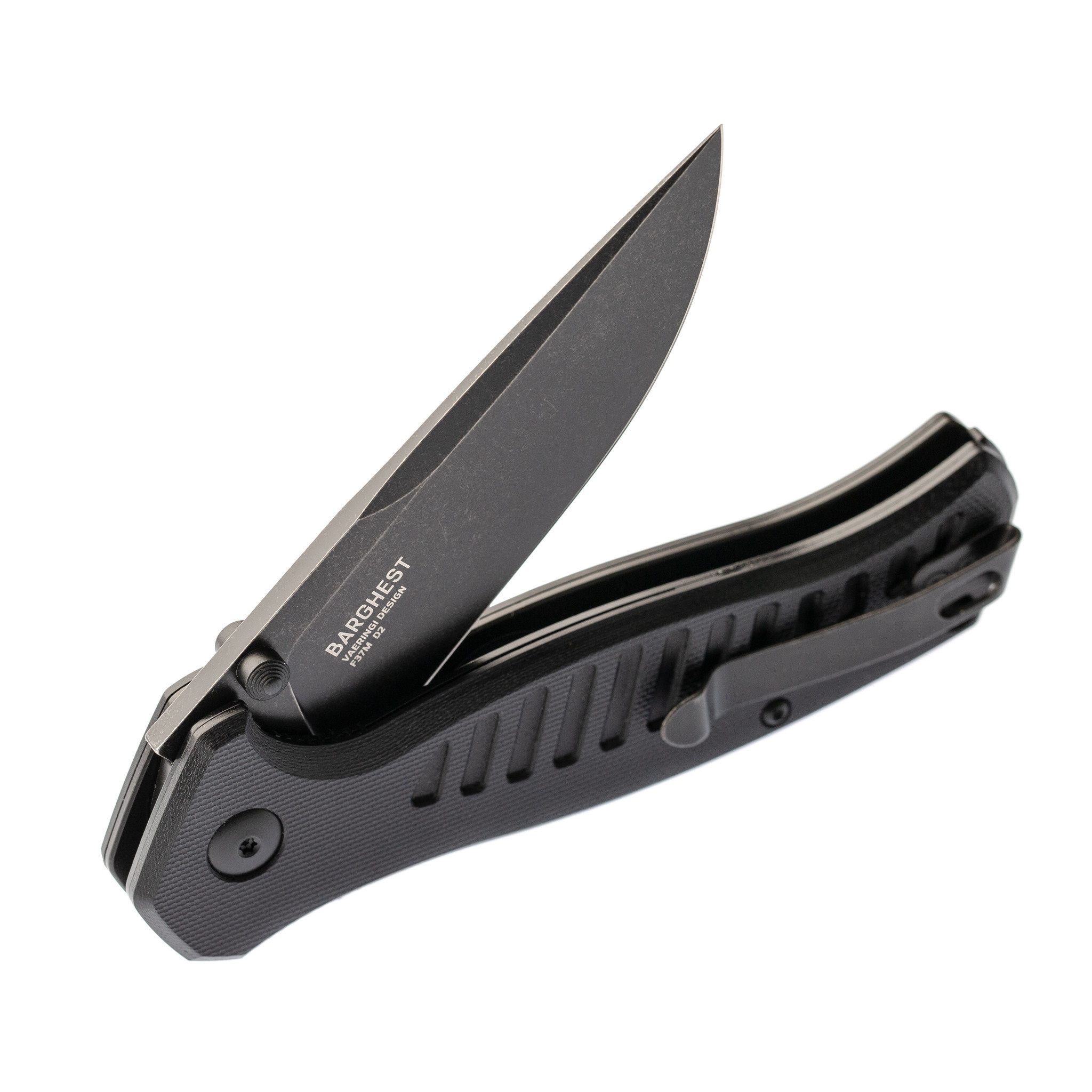 Складной нож Barghest Mini Steel Will, сталь D2 BW, рукоять Black G10 - фото 6