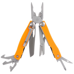 Фото Мультитул Stinger 106 мм, 15 функций, оранжевый, в комплекте нейлоновый чехол