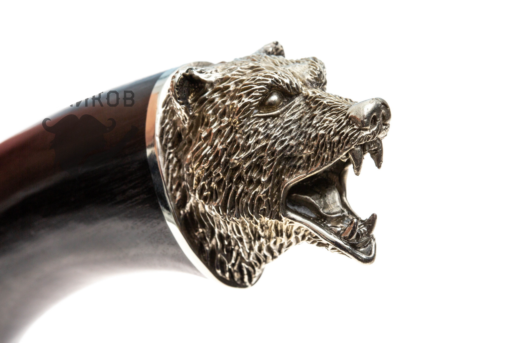 Нож Рыбак-2 с головой медведя, Х12МФ от Ножиков