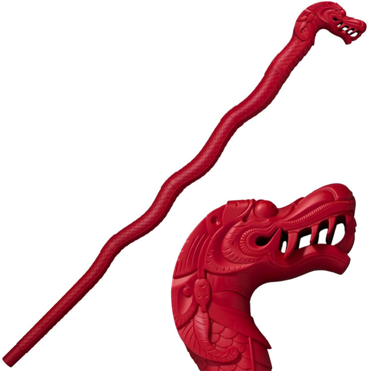 фото Трость- lucky dragon walking stick red cold steel