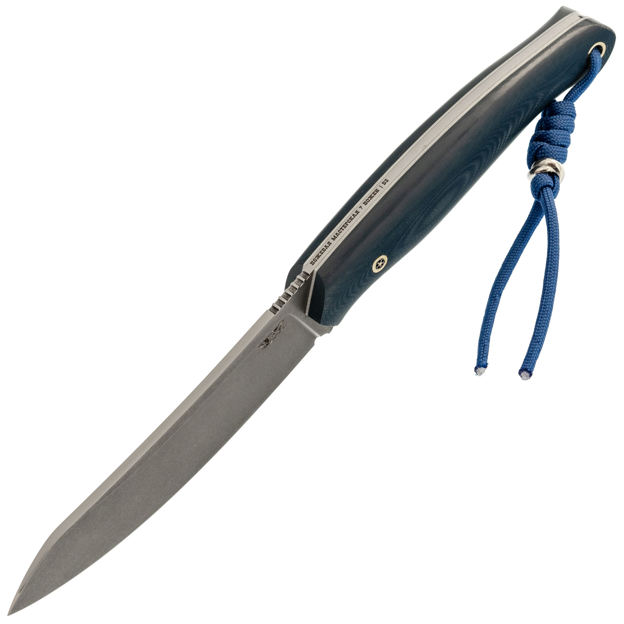 Нож Сунгай, сталь D2, рукоять G10, синий - фото 2