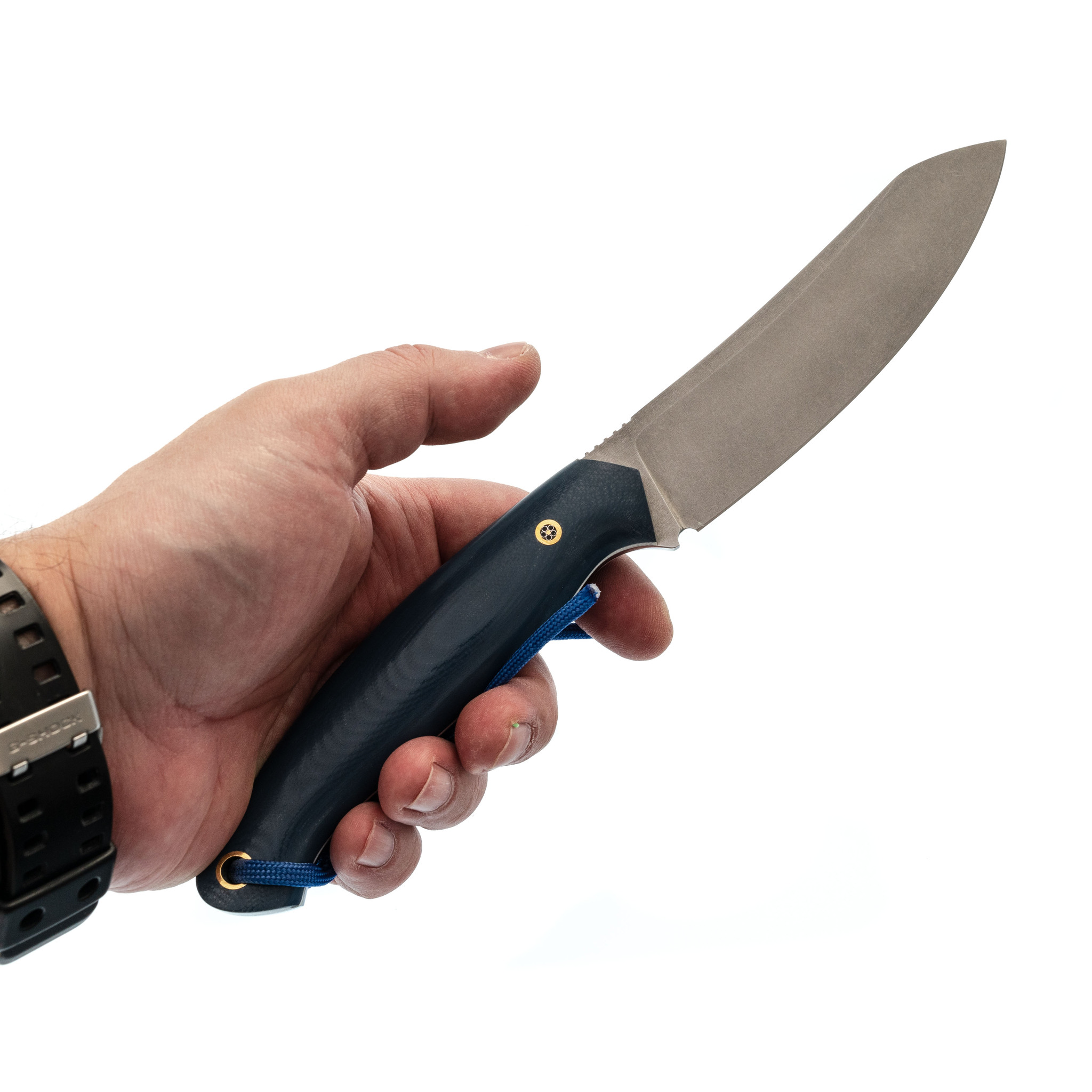 Нож Сунгай, сталь D2, рукоять G10, синий - фото 4