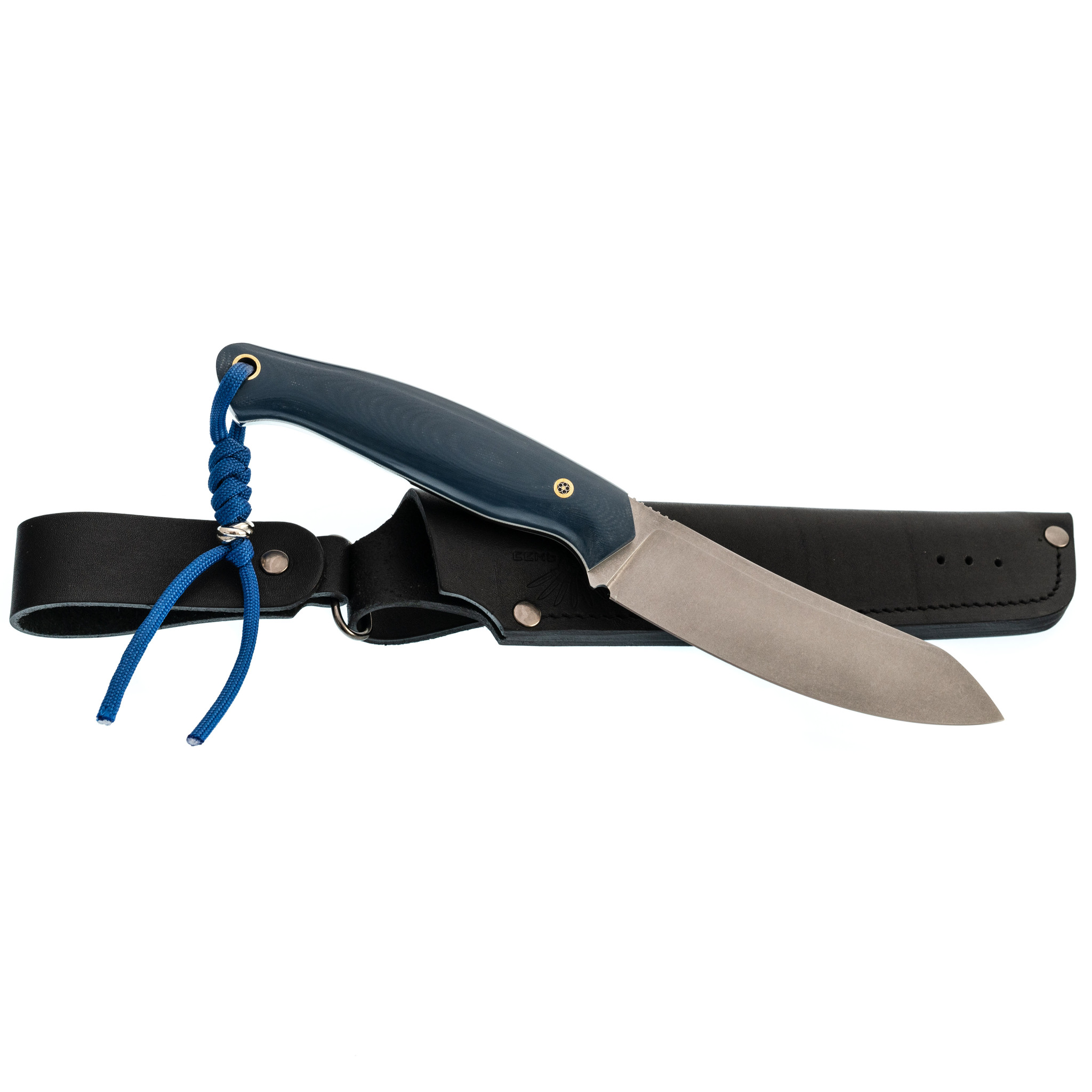 Нож Сунгай, сталь D2, рукоять G10, синий - фото 6