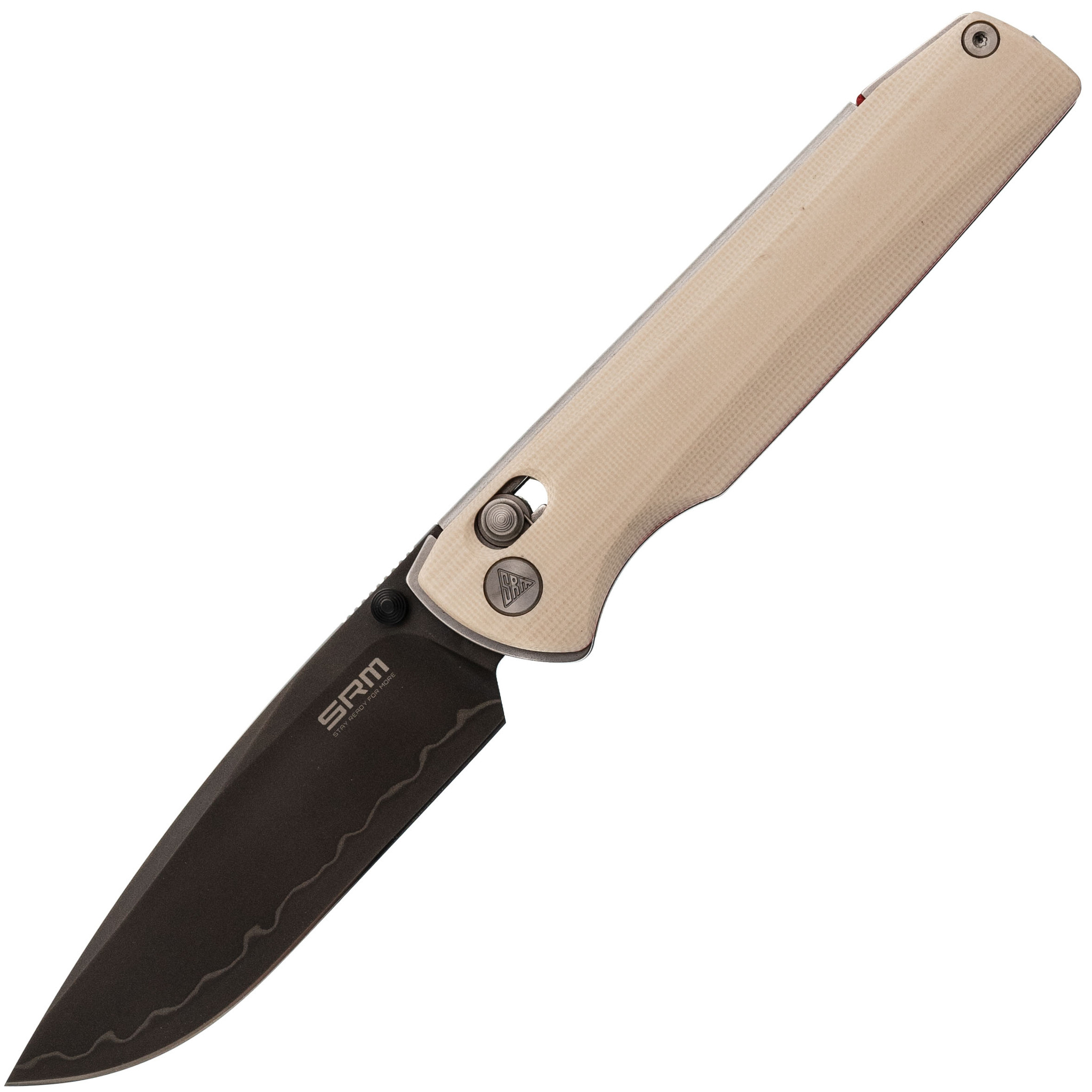 

Складной нож SRM Terrier 258L-GX2, сталь 140Cr, рукоять ivory G10