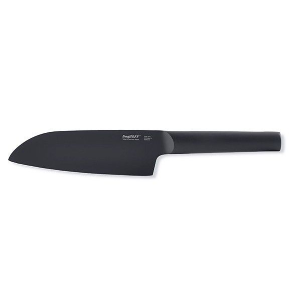 Нож Сантоку Ron 160 мм, BergHOFF, 3900003, сталь X30Cr13, нержавеющая сталь, чёрный