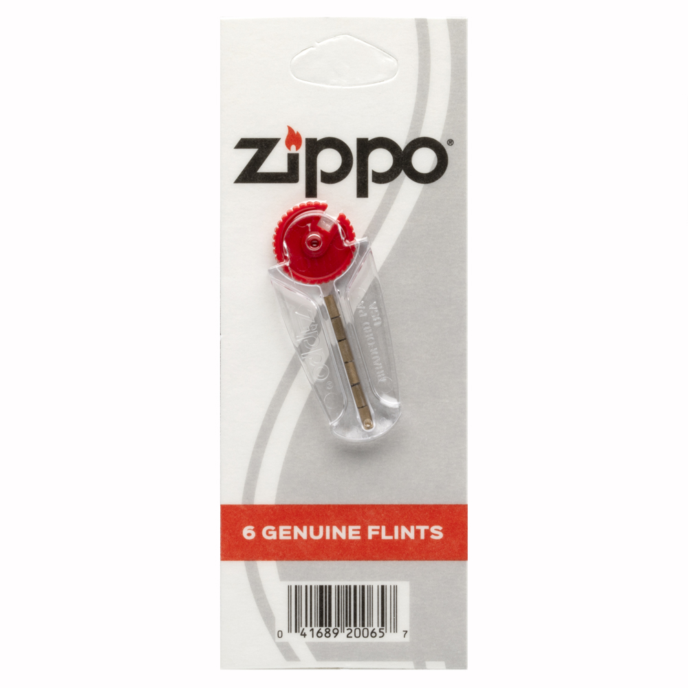 Кремни Zippo в блистере нож перочинный zippo rough synthetic trapperlock 105 мм чёрный зажигалка zippo 207
