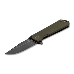 Фото Нож складной Boker Kihon Assisted OD Green, сталь D2, рукоять G10
