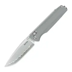 Фото Складной нож SRM Terrier 258L-GK2, сталь 140Cr, рукоять G10, серый