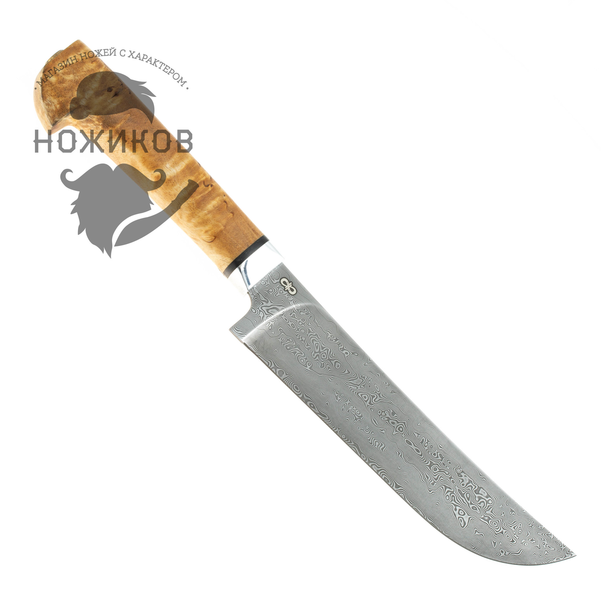 Нож разделочный Пчак, ZD 1016, рукоять карельская береза, АиР - фото 5