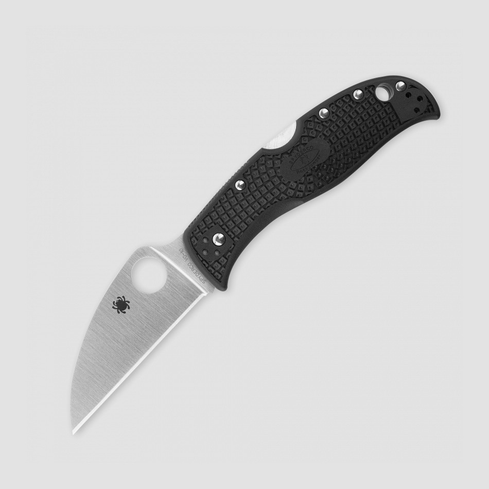 фото Складной нож spyderco rockjumper, сталь vg-10, рукоять термопластик frn чёрный