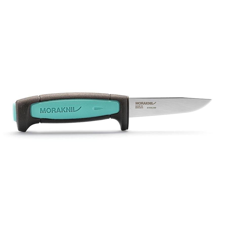 Нож с фиксированным лезвием Morakniv Flex, сталь Sandvik 12C27, рукоять резина/пластик, светло-синий от Ножиков