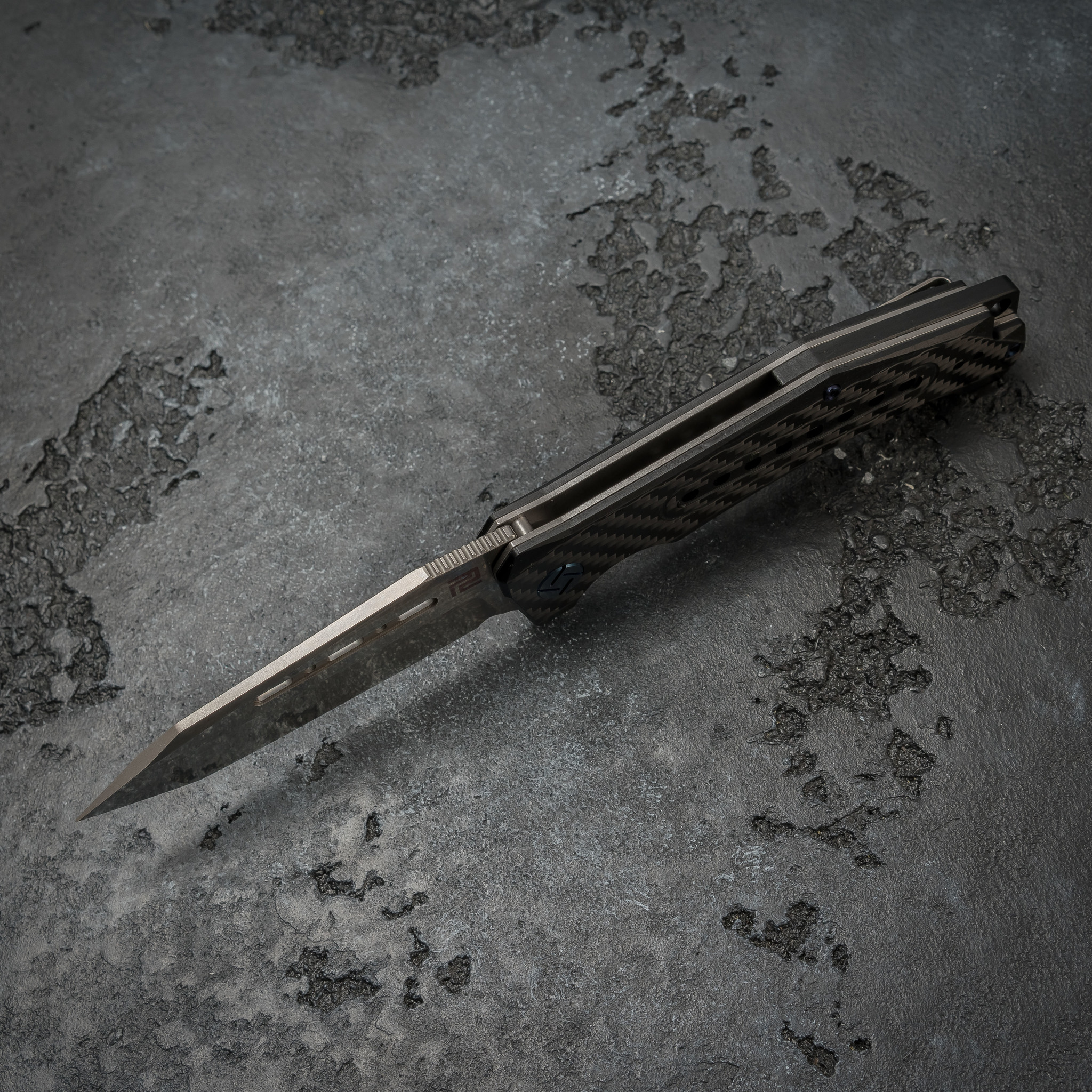 Складной нож Artisan Jungle, сталь S35VN, карбон - фото 3