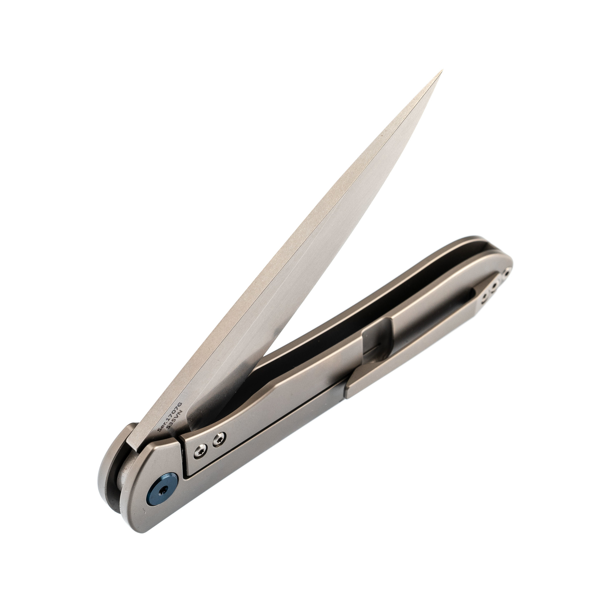 фото Складной нож artisan shark, сталь s35vn, титан artisan cutlery