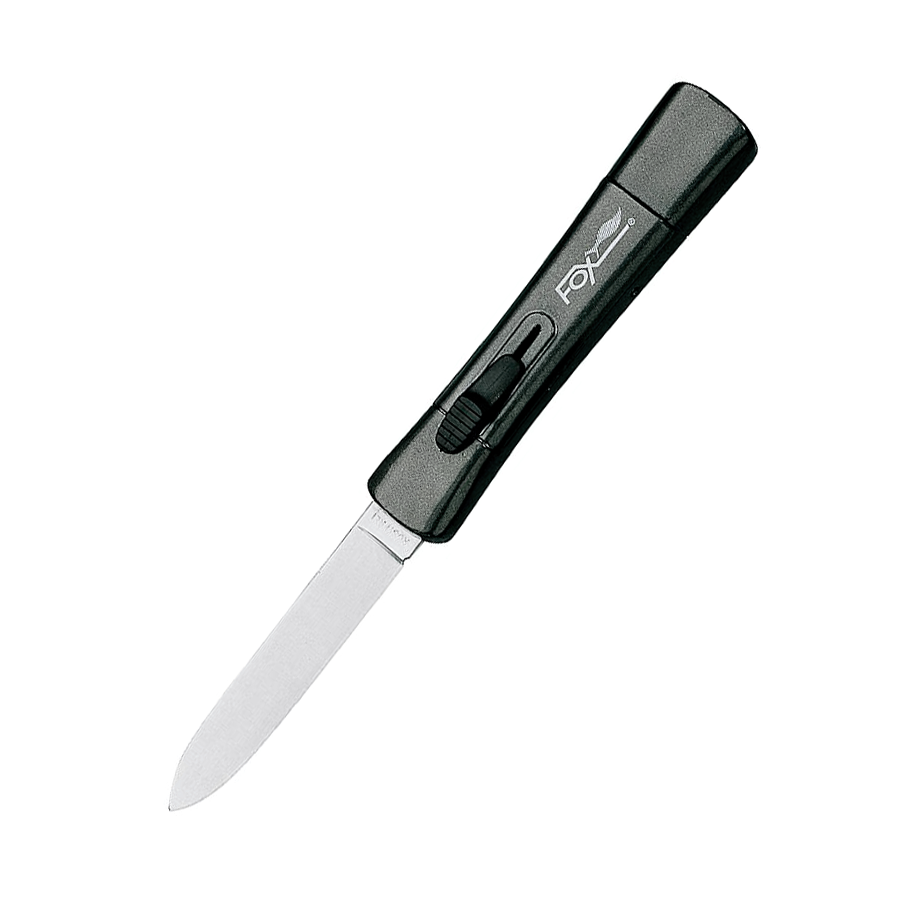 Складной нож Fox Concord, сталь 420НС, рукоять 6061 T-6 Aluminium, чёрный нож кухонный для тонкой нарезки samura harakiri shr 0045b 196 мм сталь aus 8 рукоять abs пластик чёрный