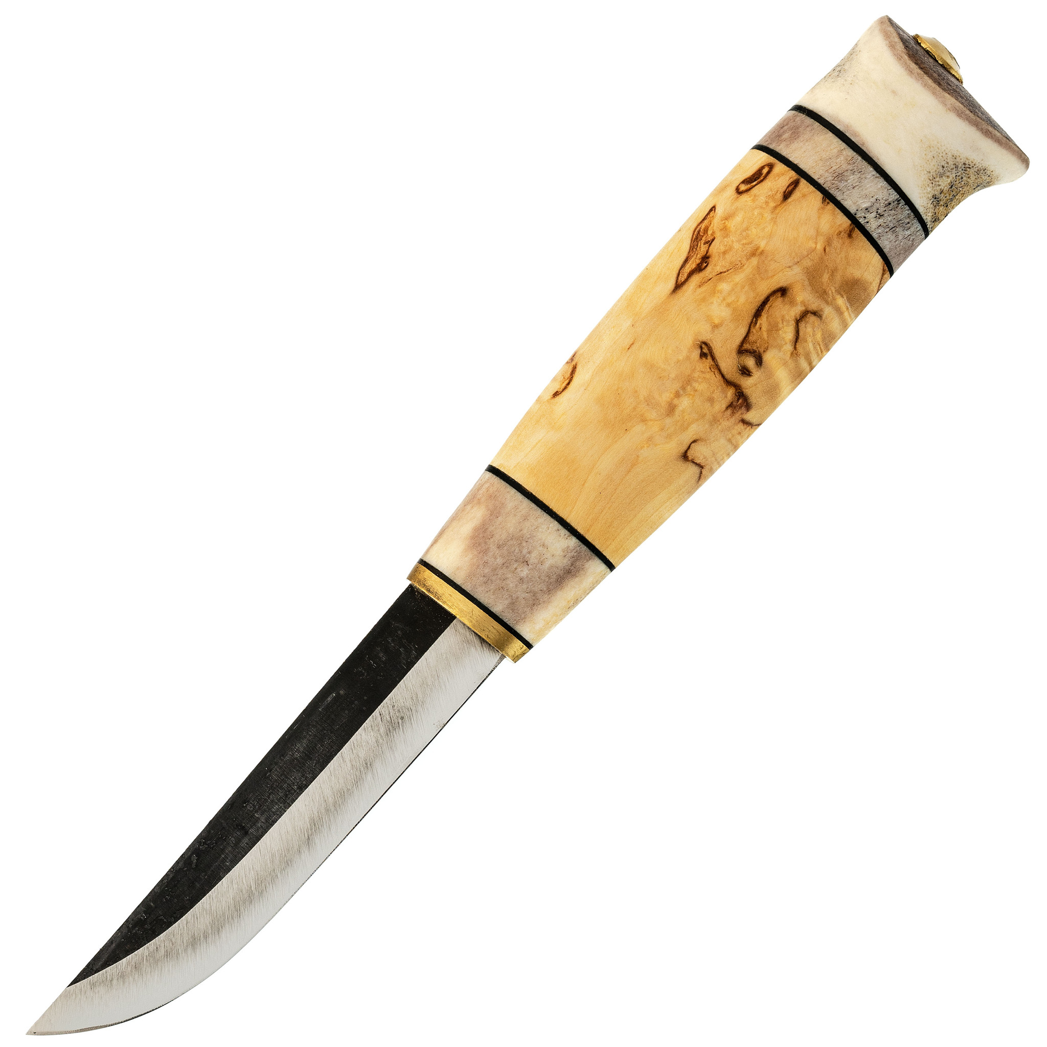 Нож Kauhava Puukko Knife 95, сталь 80CrV2, финская береза - фото 1