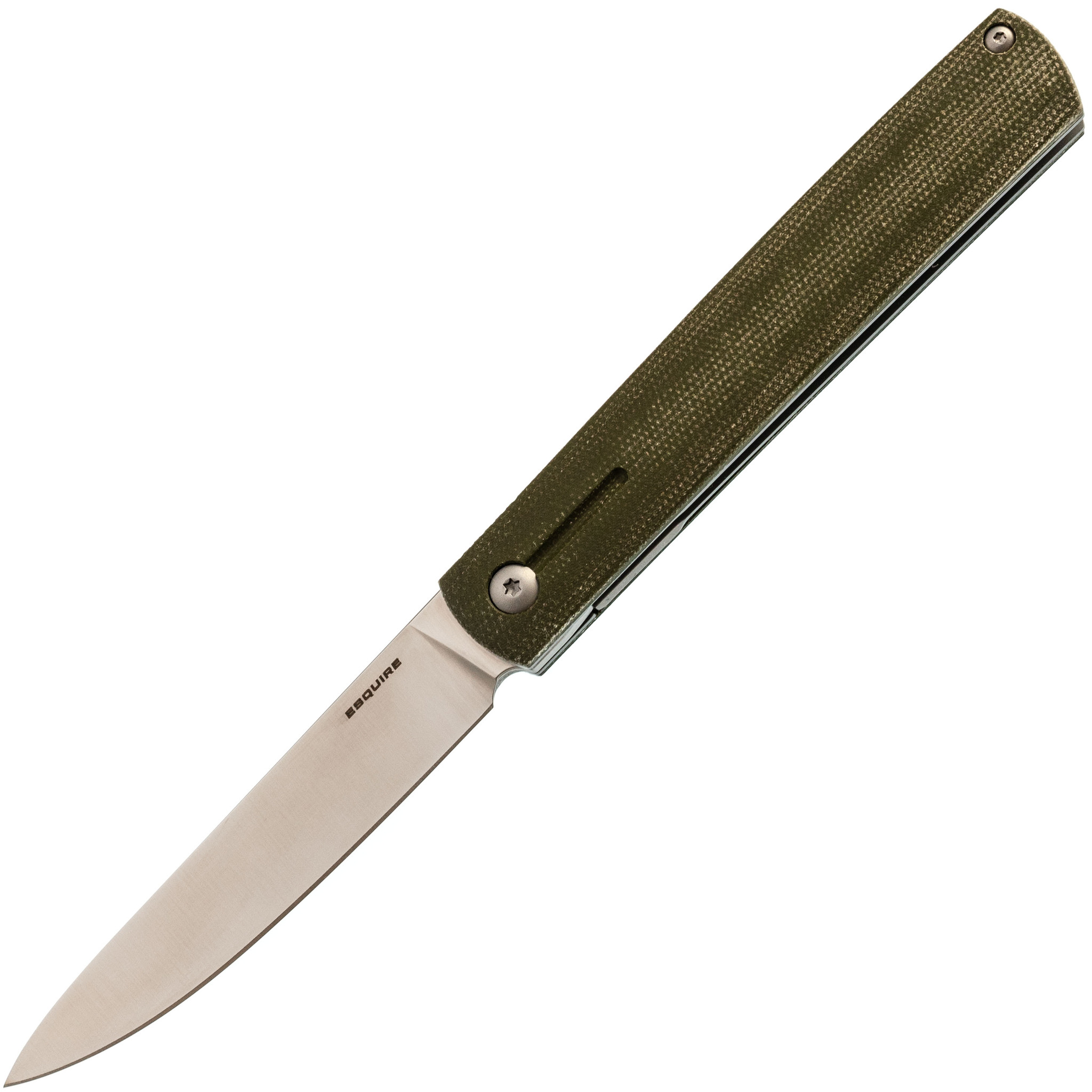 Складной нож Mr.Blade Esquire, сталь D2, микарта, зеленый нож складной многофункциональный с ложкой и вилкой