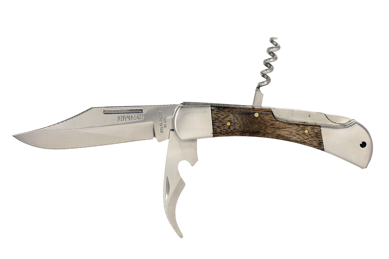 Нож складной Мичман, со штопором, S105 по цене 1790.0 руб. -  в .