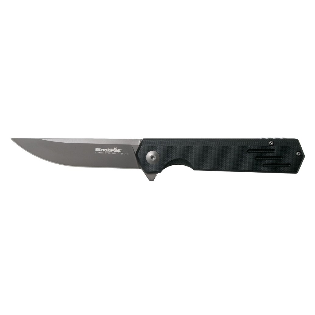 Складной нож REVOLVER, сталь 440C, G10, черный клинок - фото 2