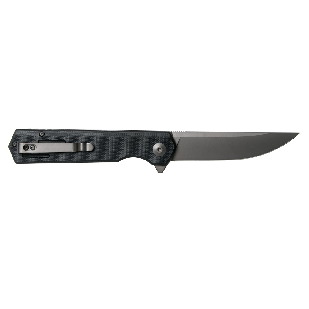 Складной нож REVOLVER, сталь 440C, G10, черный клинок - фото 3