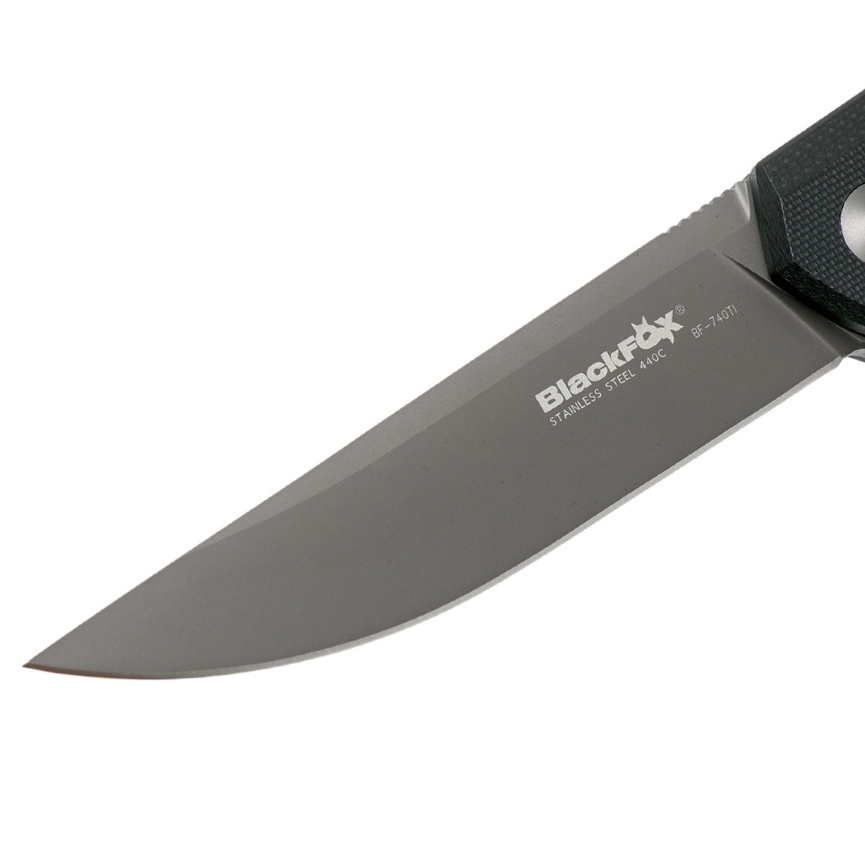 Складной нож REVOLVER, сталь 440C, G10, черный клинок - фото 4
