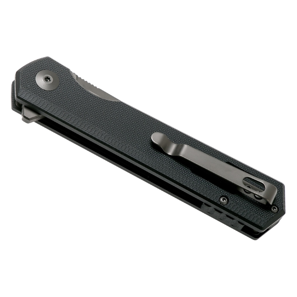 Складной нож REVOLVER, сталь 440C, G10, черный клинок - фото 5