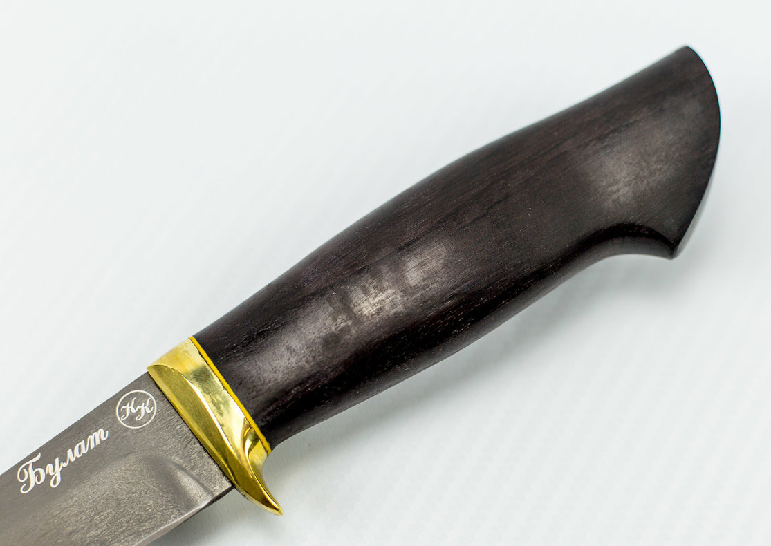 Нож Мангуст-2, сталь булат, граб - фото 5