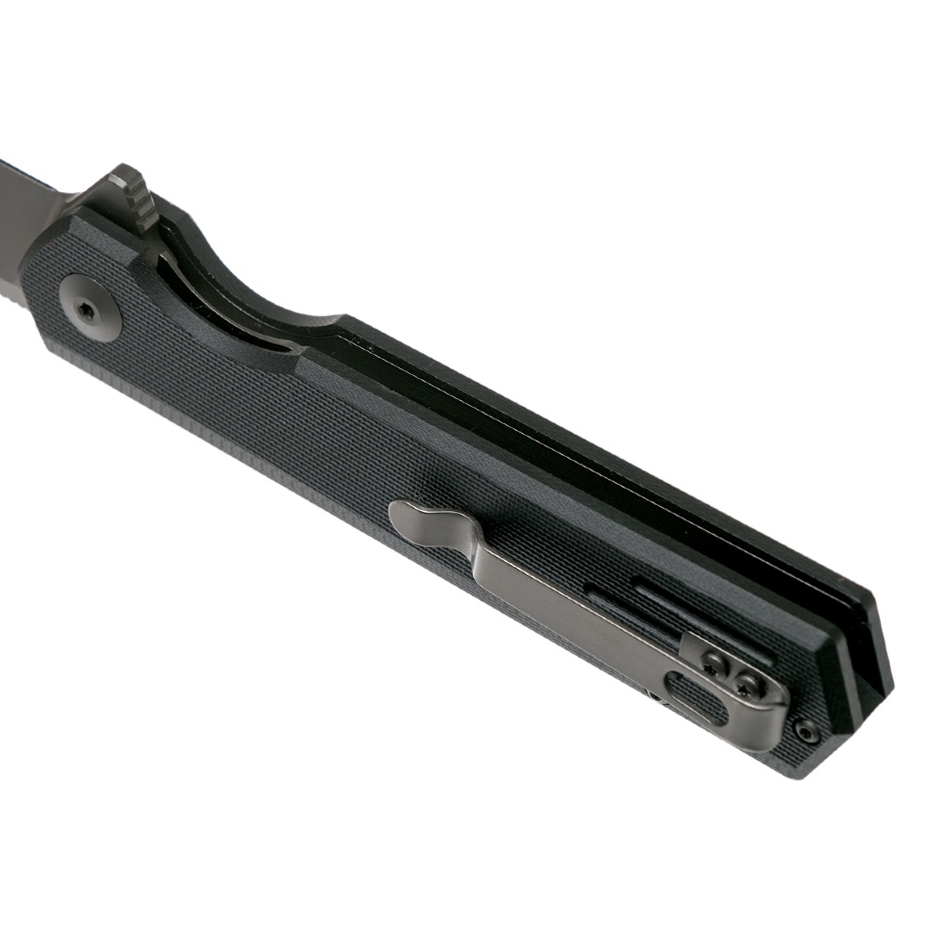 Складной нож REVOLVER, сталь 440C, G10, черный клинок - фото 6