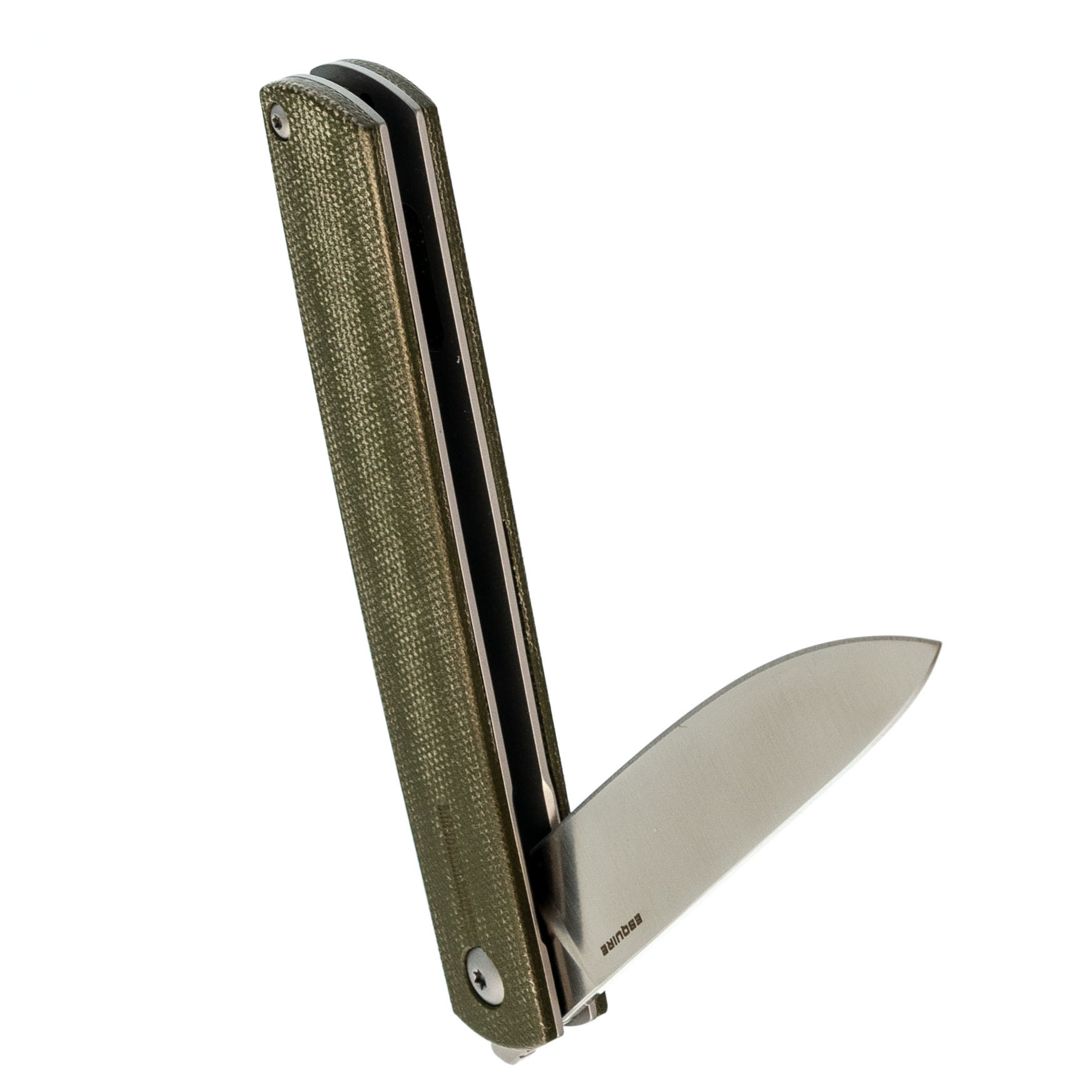 фото Складной нож mr.blade esquire, сталь d2, микарта, зеленый
