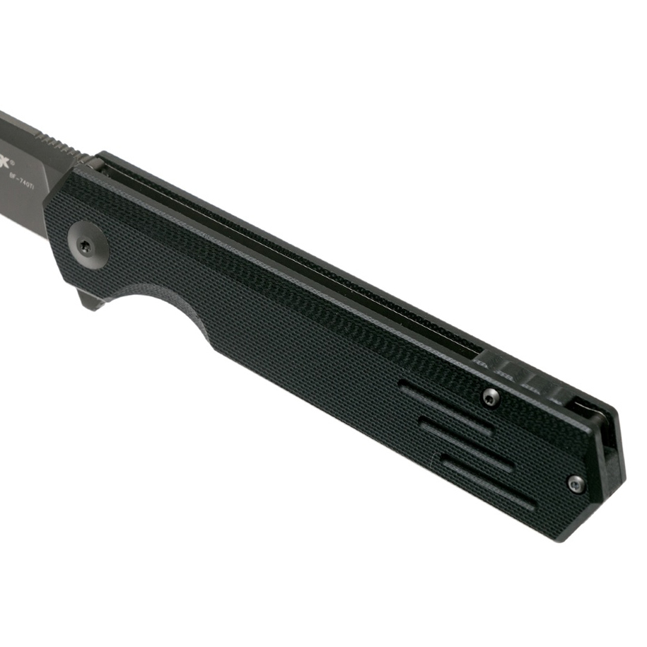 Складной нож REVOLVER, сталь 440C, G10, черный клинок - фото 8