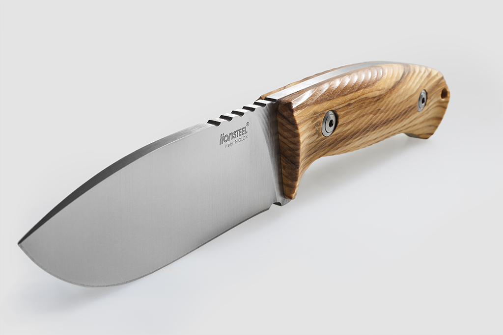 Нож Lionsteel M3 UL, сталь Niolox, рукоять оливковое дерево - фото 4