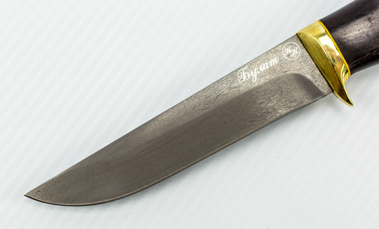 Нож Мангуст-2, сталь булат, граб от Ножиков