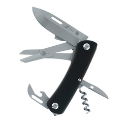 Фото Нож перочинный Stinger 101 мм, 10 функций, сталь D2/420A, рукоять G10, черный