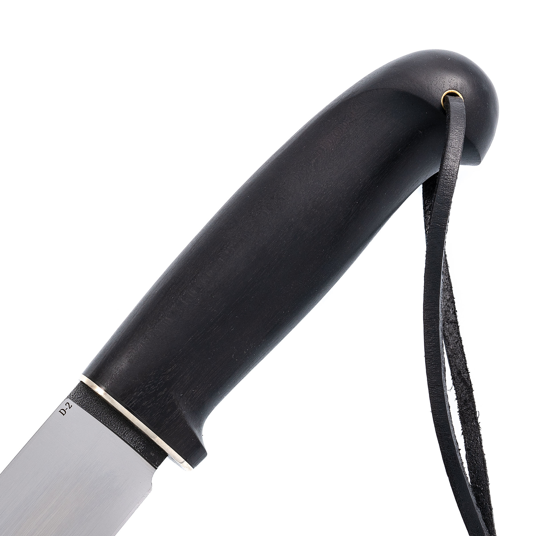 Нож Шмель, сталь D2, коричневый граб - фото 3