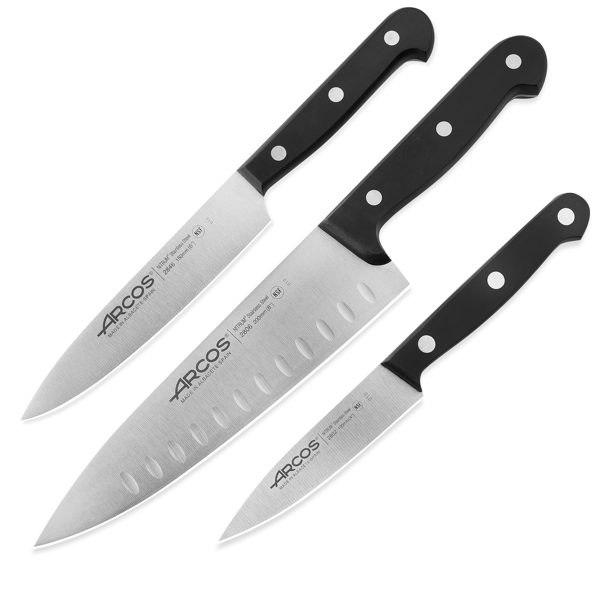 Набор кухонных ножей Universal Arcos, 3 шт - фото 1