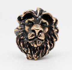 Фото Бусина для темляка Лев, бронза