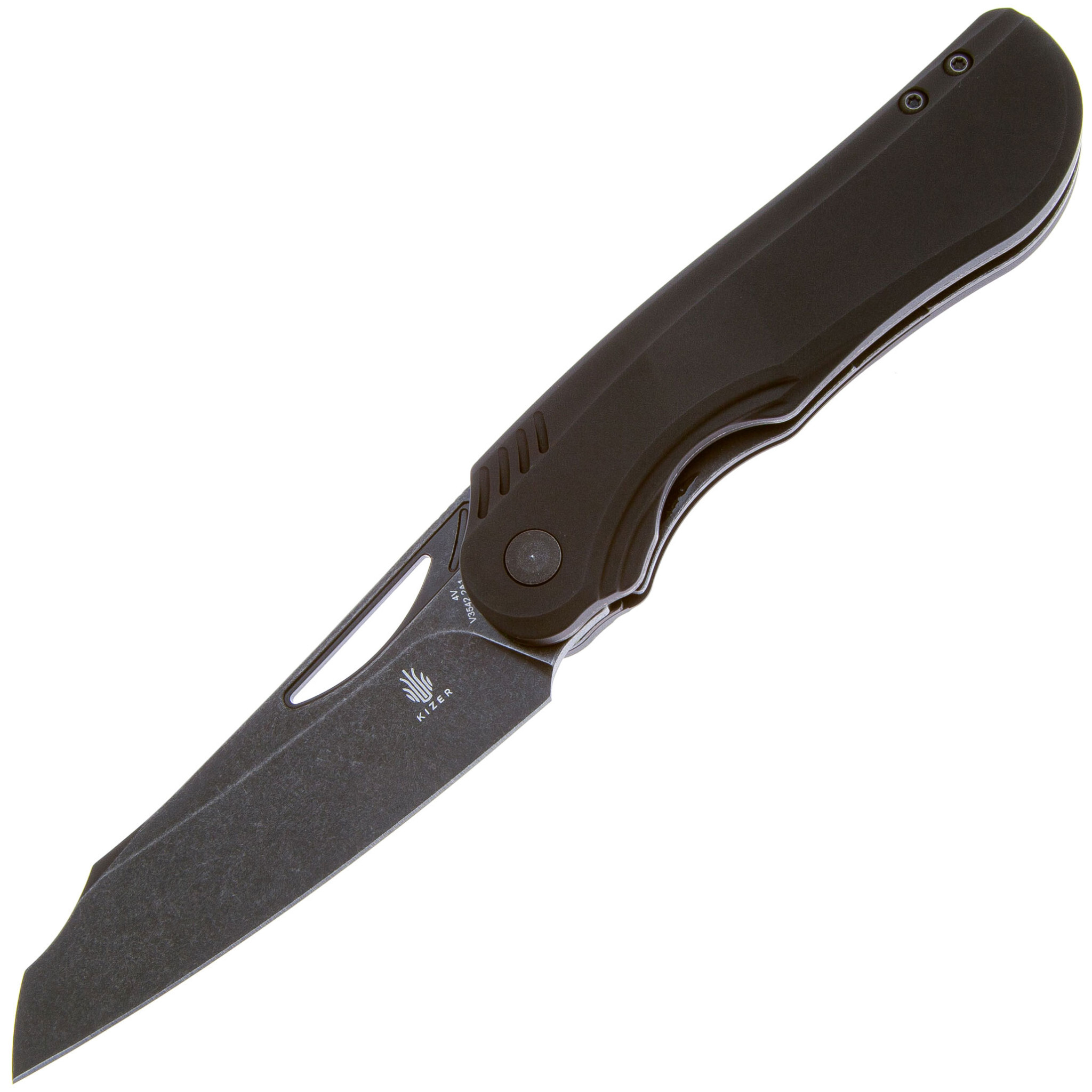 Складной нож Kizer Kobold 2.0, сталь 154CM, рукоять алюминий, черный нож opinel 8 vri outdoor knife двух ная пластик рукоять красная свисток вставка для темляка